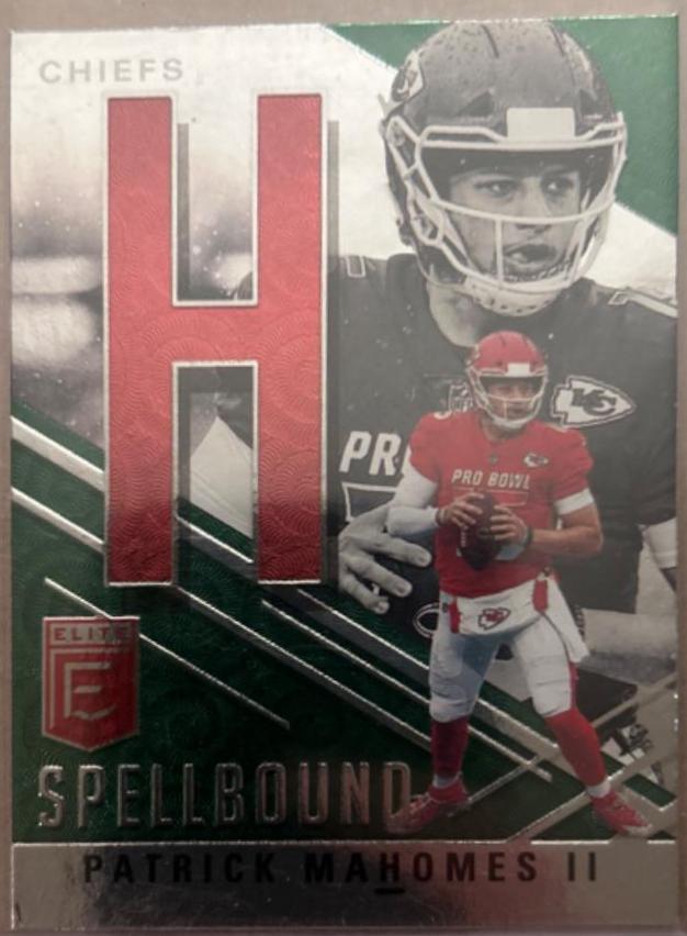Patrick Mahomes SH Prices 2021 Panini Donruss Elite Spellbound