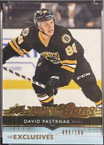 David Pastrnak [UD Exclusives] #495 Hockey Cards 2014 Upper Deck