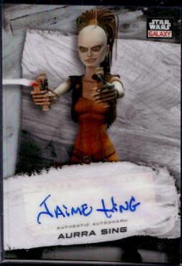 Jamie King #GA-JK Star Wars 2022 Topps Galaxy Chrome Autograph