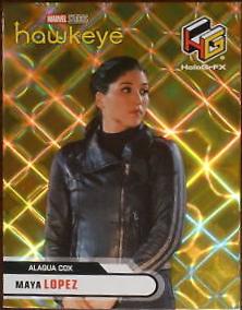 Alaqua Cox as Maya Lopez [Gold] #HG-22 Marvel 2024 Upper Deck Studios HoloGrFx