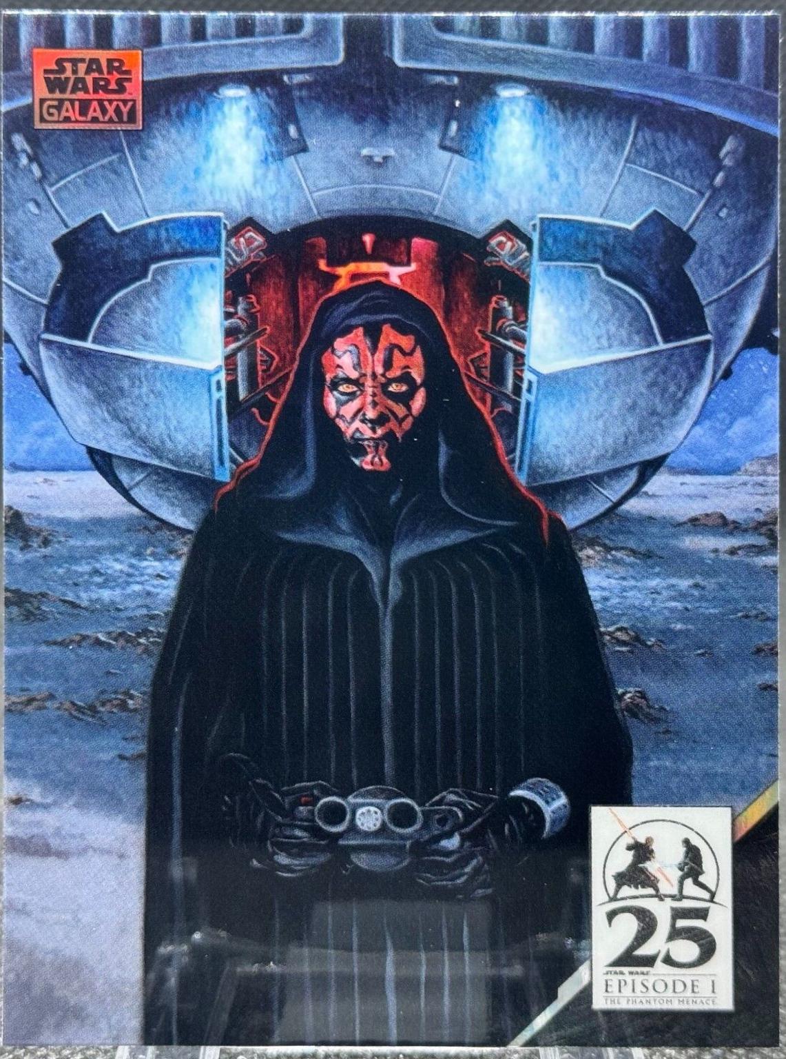 Sith Arrival #AM-2 Star Wars 2024 Topps Chrome Galaxy Art of Darth Maul