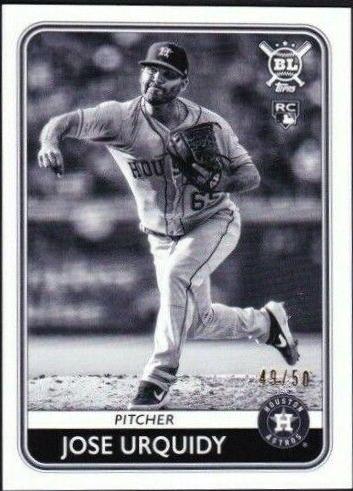 Jose Urquidy [Black & White] #8 Baseball Cards 2020 Topps Big League