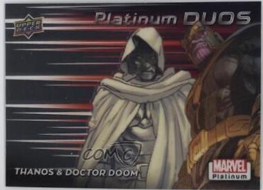 Thanos / Doctor Doom #PD15 Marvel 2023 Upper Deck Platinum Duos