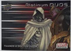 Thanos / Doctor Doom #PD15 Marvel 2023 Upper Deck Platinum Duos Prices