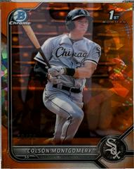 Colson Montgomery [Orange] #BCP-71 Baseball Cards 2022 Bowman Chrome Prospects Sapphire Prices