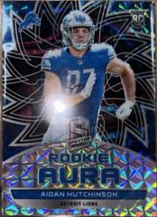 Aidan Hutchinson [Interstellar] #AUR-AHU Football Cards 2022 Panini Spectra Rookie Aura Prices