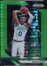 Jayson Tatum [Green Pulsar] #118 Basketball Cards 2018 Panini Prizm