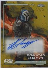 Katee Sackhoff as Bo-Katan Kryze [Gold Refractor] #AU-KSA Star Wars 2024 Topps Chrome Autograph Prices