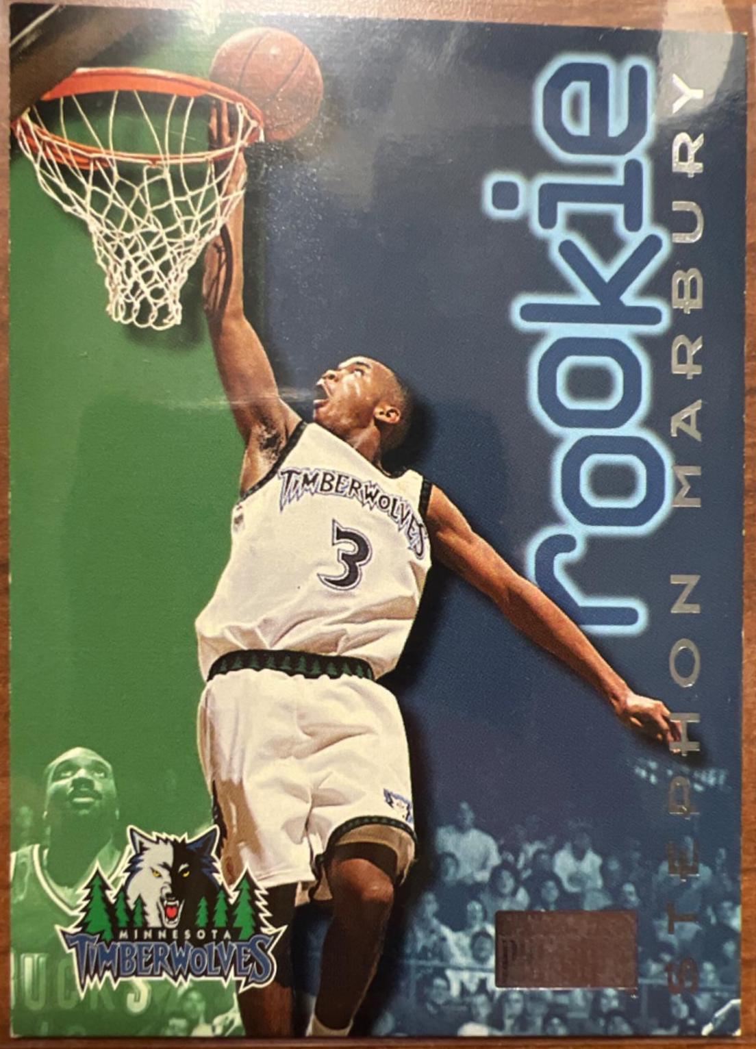 1997 Stephon Marbury Skybox Z Force 130/399 top Rave SP RARE