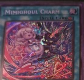 Mimighoul Charm [Quarter Century Secret Rare] ROTA-EN096 YuGiOh Rage of the Abyss