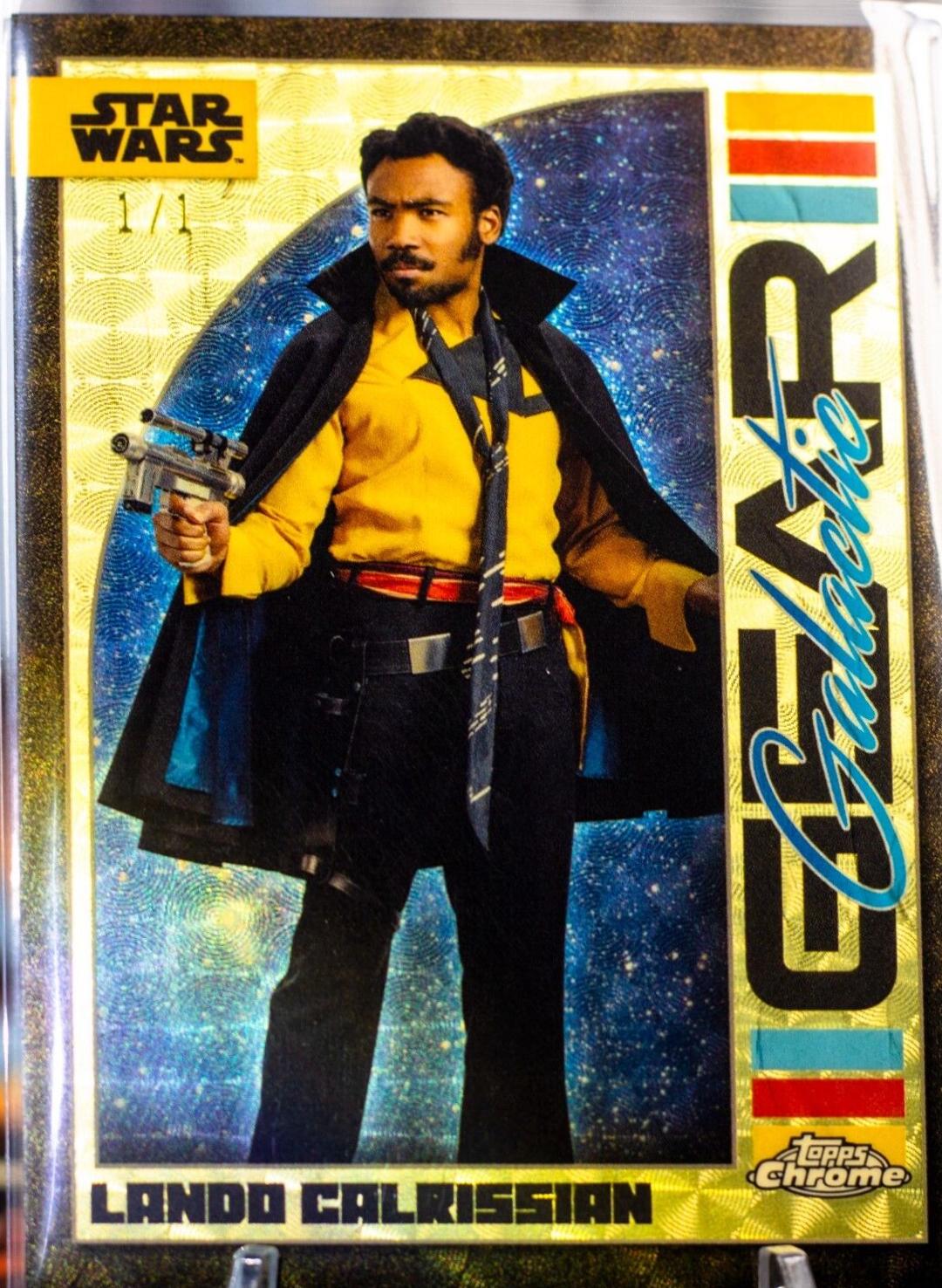 Lando Calrissian [Superfractor] #GG-15 Star Wars 2024 Topps Chrome Galactic Gear