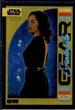 Qi'ra [Gold Refractor] #GG-13 Star Wars 2024 Topps Chrome Galactic Gear