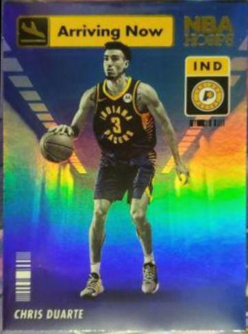 Chris Duarte [Holo] #7 Basketball Cards 2021 Panini Hoops Arriving Now