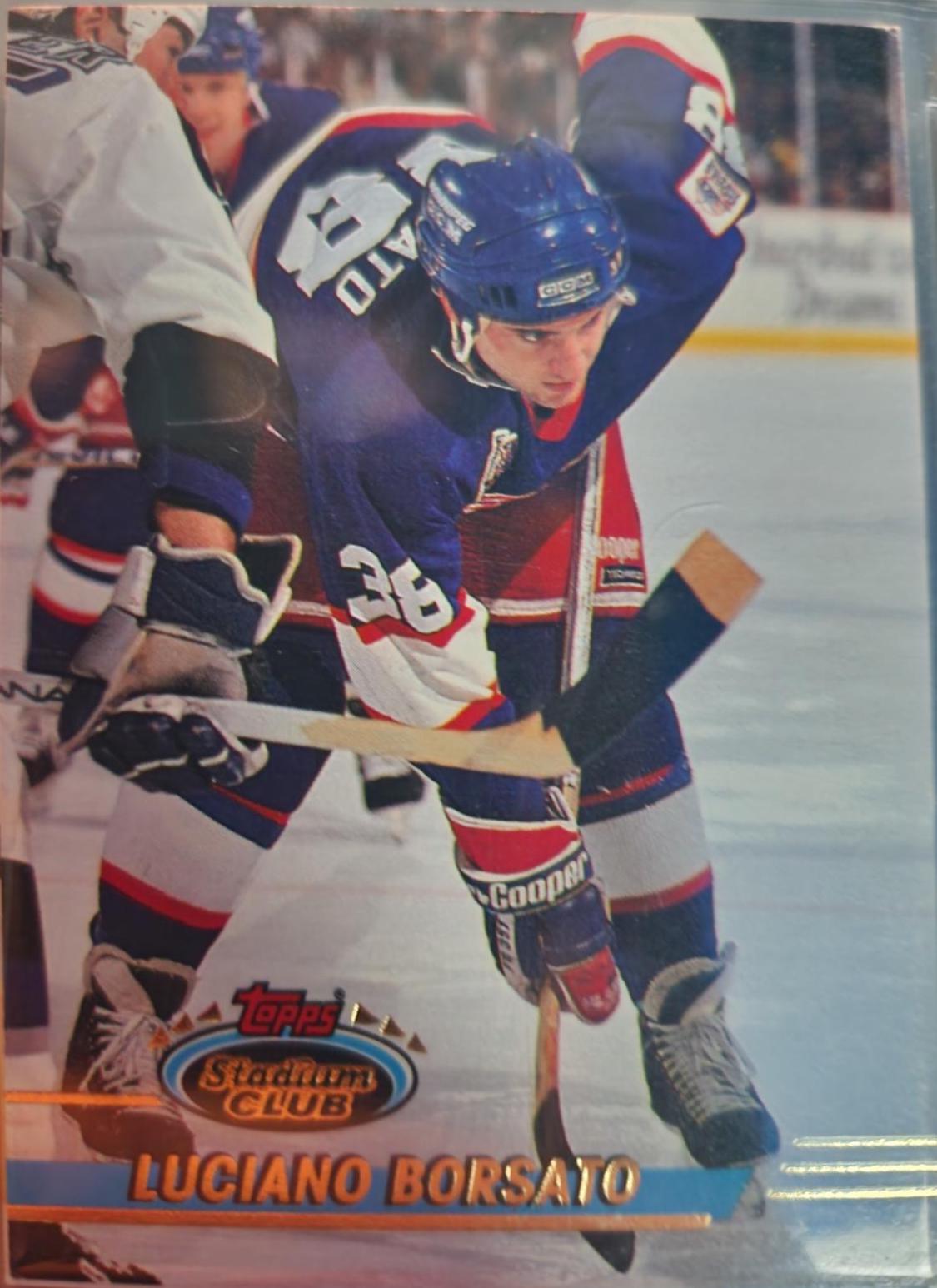 Luciano Borsato #317 Hockey Cards 1993 Stadium Club