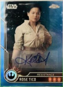 Rose Tico [Blue Refractor] #76 Star Wars 2023 Topps Chrome