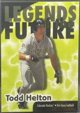 Todd Helton #146 Baseball Cards 1998 Sports Illustrated Then & Now