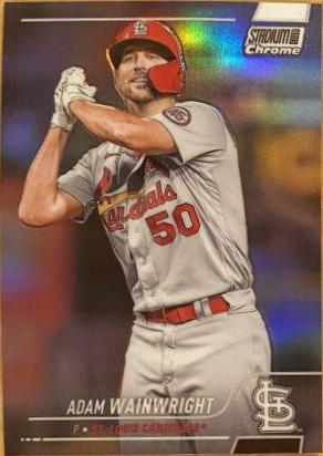 Adam Wainwright [Refractor] #106 Baseball Cards 2022 Stadium Club Chrome