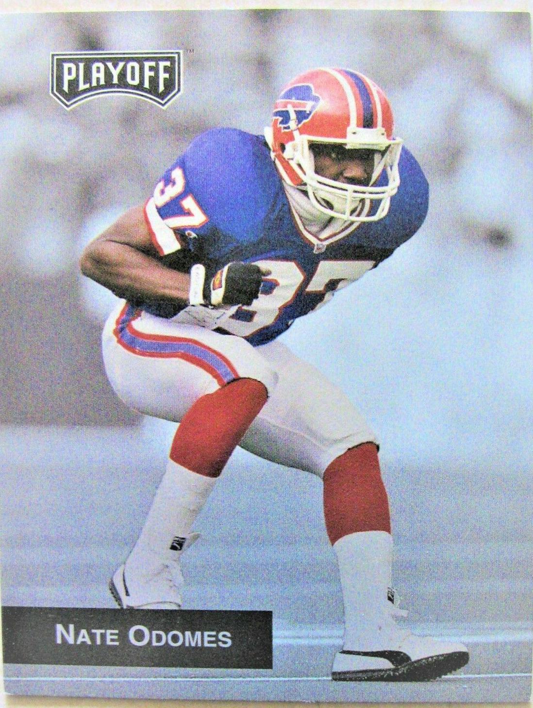 Nate Odomes #165 Football Cards 1993 Playoff