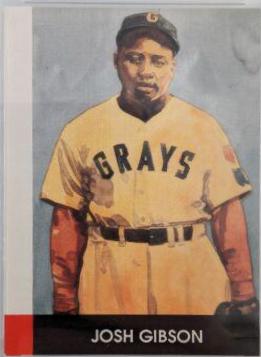 Josh Gibson [Correct Picture, G On Cap] #2 Baseball Cards 1990 Eclipse Stars of the Negro Leagues