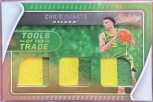 Chris Duarte [Gold] #TOTT-34 Basketball Cards 2022 Panini Chronicles Draft Picks Absolute Tools of the Trade