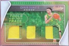 Chris Duarte [Gold] #TOTT-34 Basketball Cards 2022 Panini Chronicles Draft Picks Absolute Tools of the Trade Prices