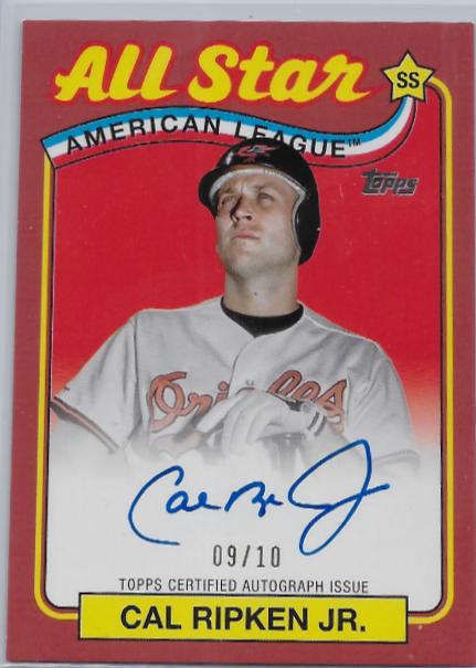 Cal Ripken Jr. [Red] #89ASA-CR Prices | 2024 Topps 1989 All-Star ...