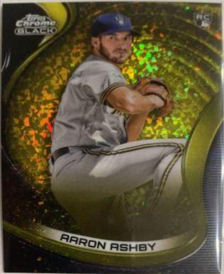 Aaron Ashby [Gold Mini Diamond] #71 Baseball Cards 2022 Topps Chrome Black