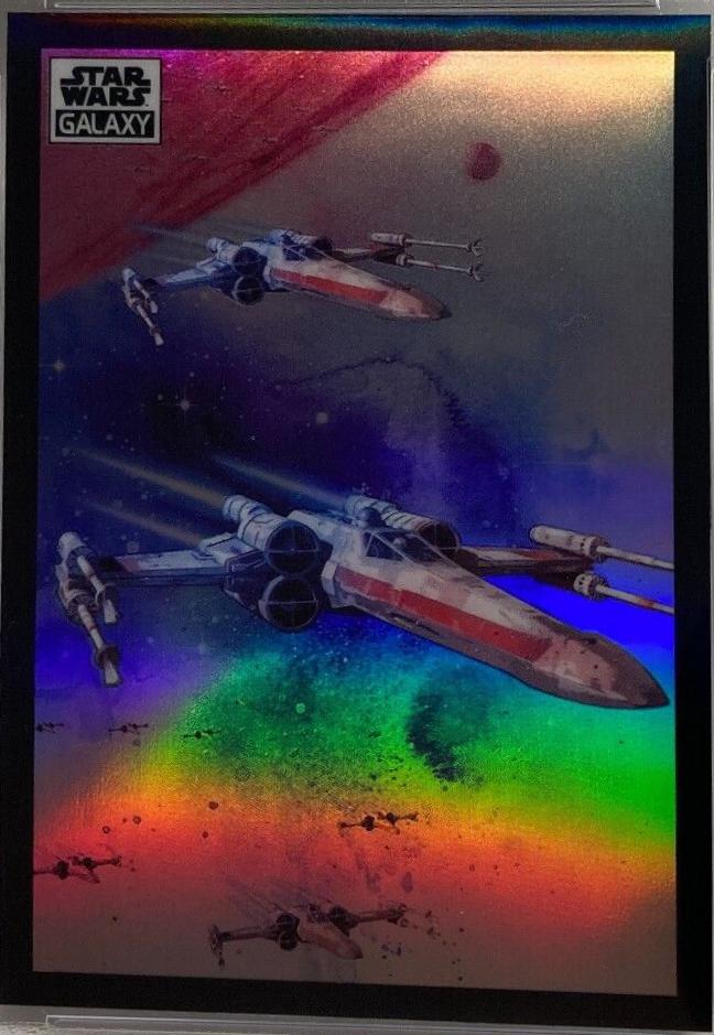 X-wing Starfighters [Refractor] #12 Star Wars 2022 Topps Galaxy Chrome