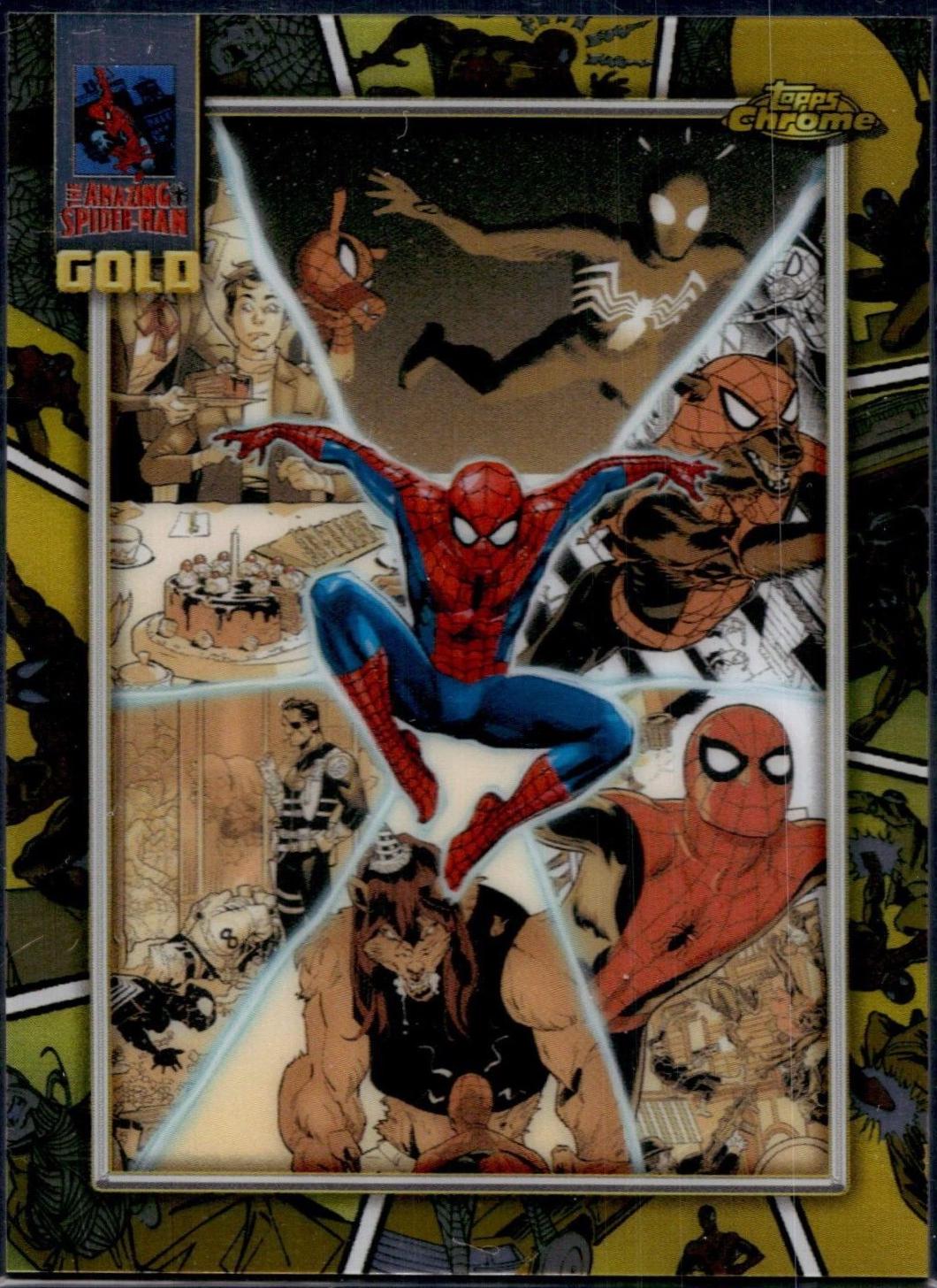 Amazing Spider-man Full Circle 1 #SG-1 Marvel 2024 Topps Chrome Spider-Man Gold