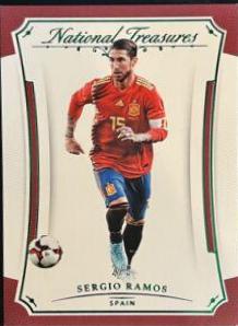 panini national treasures Sergio Ramos