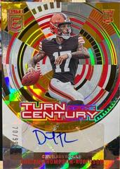 Dorian Thompson Robinson [Orange] #TC-DTR Football Cards 2023 Panini Donruss Elite Turn of the Century Autographs Prices