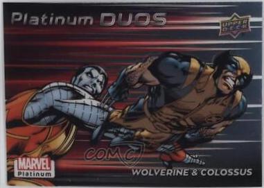 Wolverine / Colossus #PD9 Marvel 2023 Upper Deck Platinum Duos