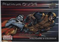 Wolverine / Colossus #PD9 Marvel 2023 Upper Deck Platinum Duos Prices