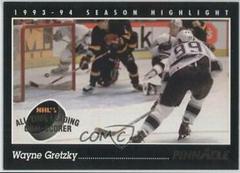 Wayne Gretzky #512 Hockey Cards 1993 Pinnacle Prices