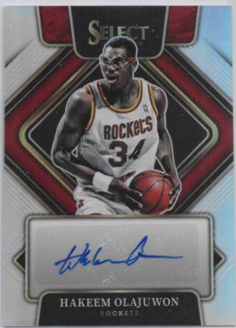 Hakeem Olajuwon #SG-HOW Basketball Cards 2021 Panini Select Signatures