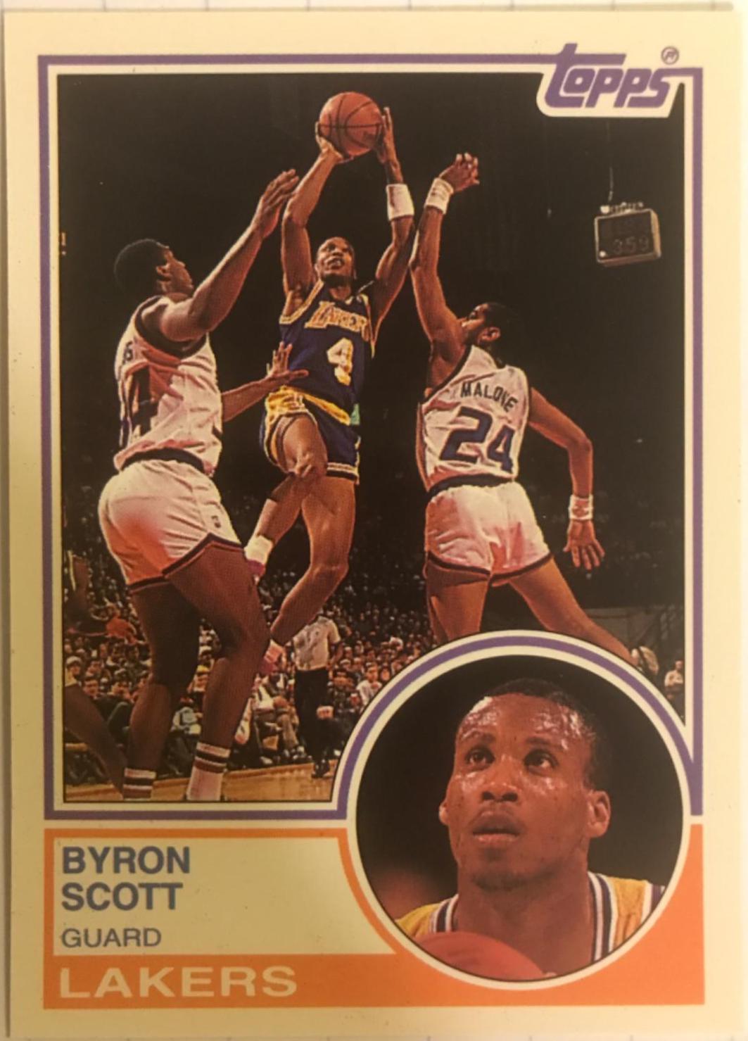 Byron Scott #41 Basketball Cards 1992 Topps Archives