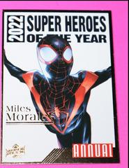 Miles Morales #MI-5 Marvel 2022 Upper Deck Annual Super Heroes of the Year Prices