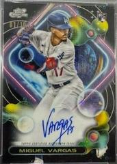 Miguel Vargas [Black Eclipse] #CCA-MVA Baseball Cards 2023 Topps Cosmic Chrome Autographs Prices