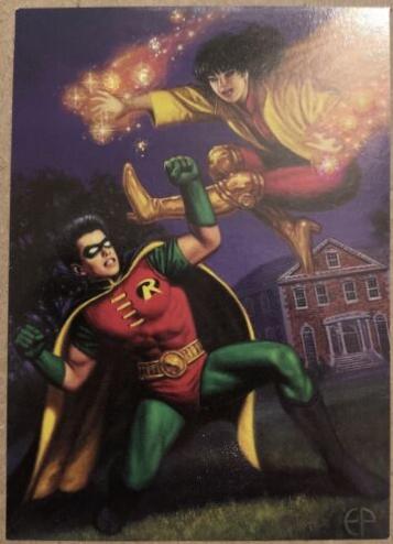 Robin vs. Jubilee #8 1995 Fleer DC vs Marvel Holo F/X