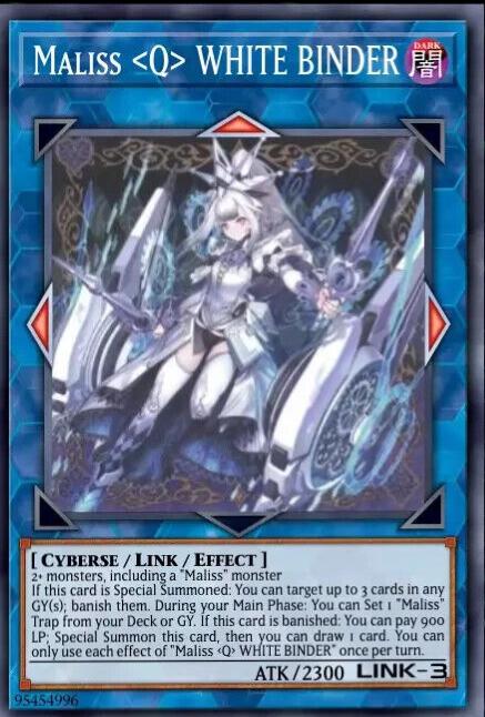 Maliss White Binder [Collector's Rare] CRBR-EN019 YuGiOh Crossover Breakers