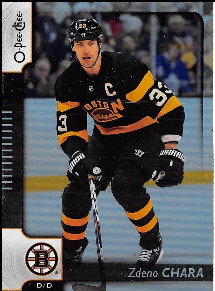 Zdeno Chara [Black Rainbow Foil] #154 Hockey Cards 2017 O Pee Chee