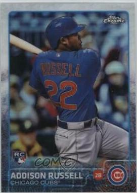 Addison Russell [Prism Refractor] #24 Baseball Cards 2015 Topps Chrome