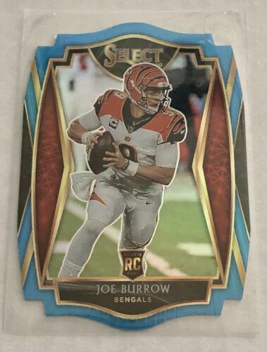 Joe Burrow sold Select Light Blue Die Cut Prizm