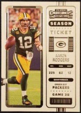 Aaron Rodgers #40 Football Cards 2022 Panini Contenders