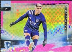 Alan Pulido [Pink Xfractor] #114 Soccer Cards 2021 Topps Chrome MLS