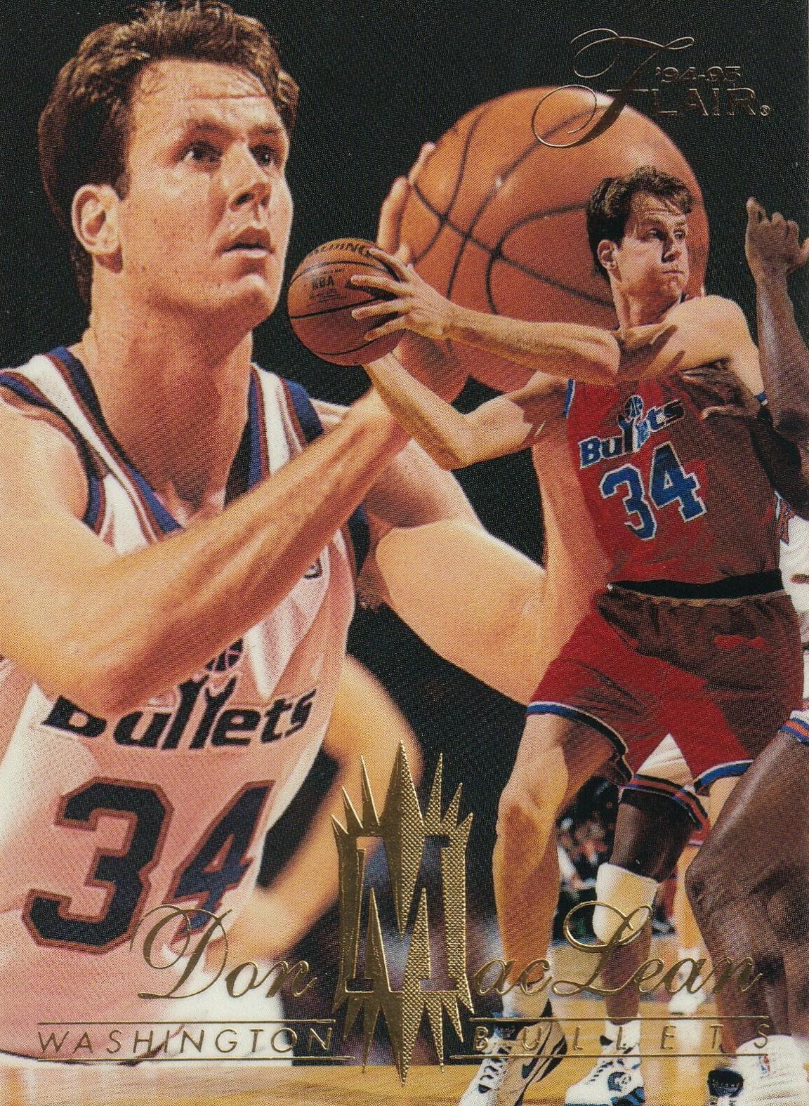 Don MacLean #155 Basketball Cards 1994 Flair