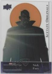 Nick Fury #A12 Marvel 2023 Upper Deck What If Acetate Originals Prices