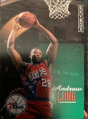 Andrew Lang #385 Basketball Cards 1992 Skybox Prices