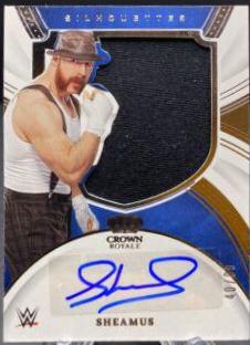 Sheamus #SL-SHM Wrestling Cards 2022 Panini Chronicles WWE Crown Royale Silhouettes Autographs