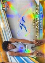 Shaedon Sharpe [Orange] #PCS-SS Basketball Cards 2021 Bowman University Prime Chrome Signatures Prices